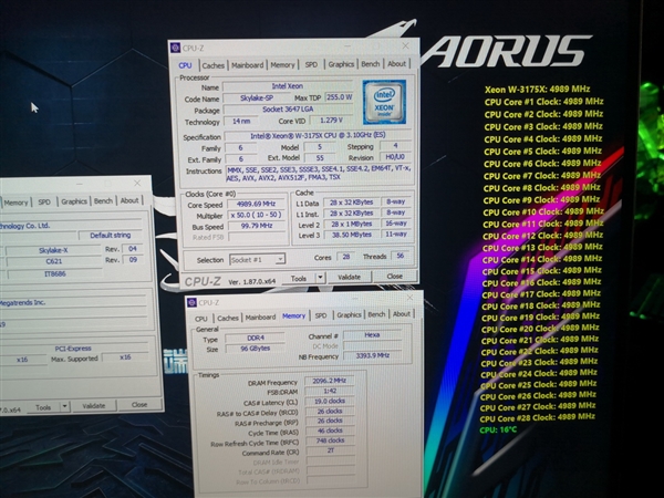 C621 Aorus Xtreme壺28ȫȳ5GHz