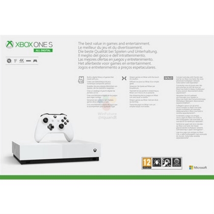Xbox One S无光驱版发售细节曝光：售价更低、预装三款大作