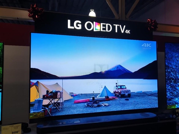 LG OLED电视又烧屏了：这次是线下店的展示机