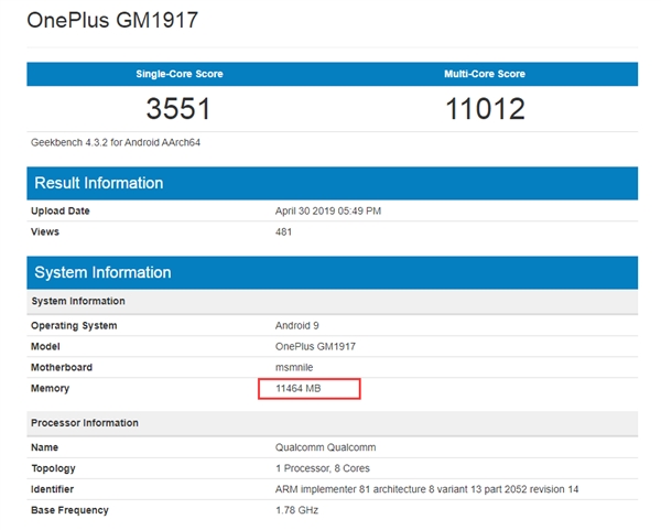 һ7 ProGeekBench ¶