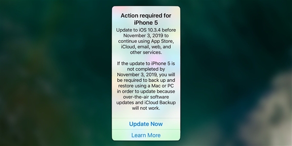 ƻiPhone 5ûظµiOS 10.3.4޷