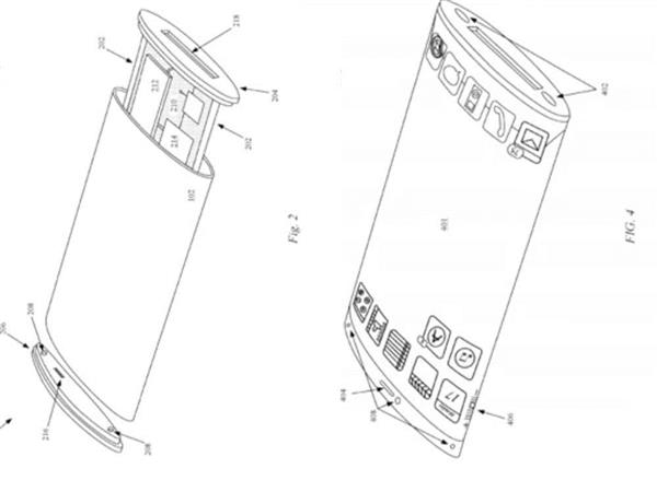 苹果提交环绕屏手机新专利：两面都是屏幕的iPhone感受下