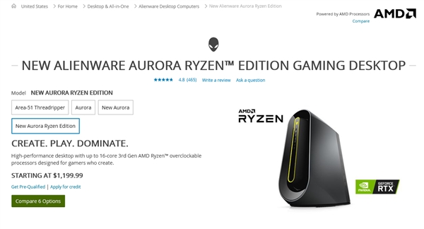 Alienware Auroraʱʮ AMDع