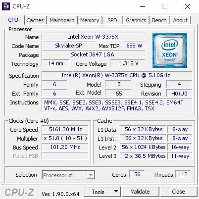 ͵IntelǿW-3375X565.1GHz 655W TDP