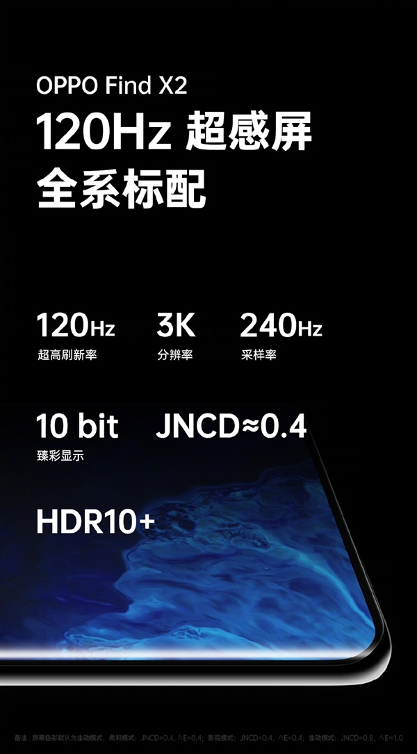 о̬֡ OPPO Find X2ȫϵ120Hz콢е