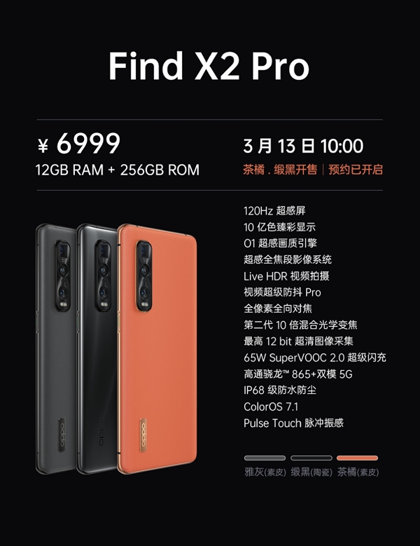 OPPO Find X2۸񹫲ߴ6999Ԫ