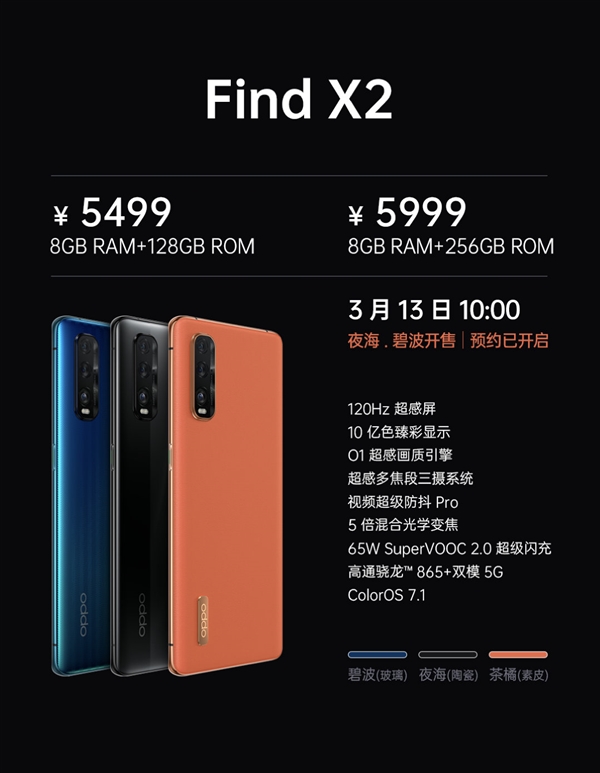 OPPO Find X2۸񹫲ߴ6999Ԫ