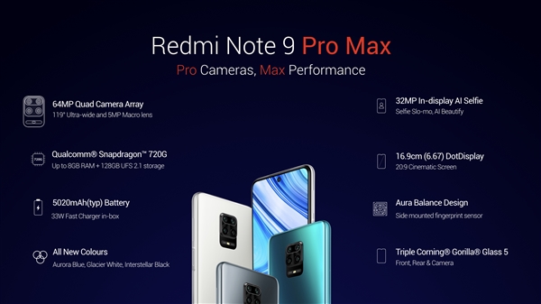 33W· Redmi Note 9 Pro Max۸񹫲1400Ԫ