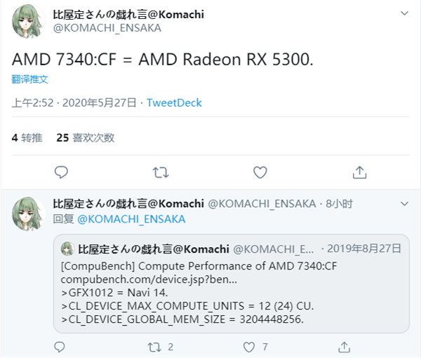 AMD RX 5300Կع⣺Naviܹס񷴳RX 5500 XT