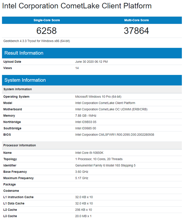 Intel i9-10850K״ع⣺i9-10900KƵӭս3000XT