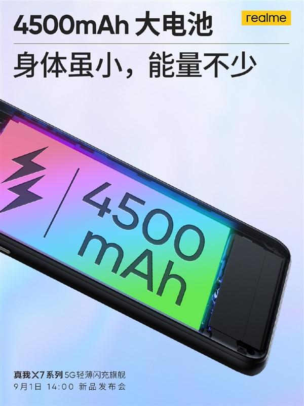 1000+ֻrealme X7ϵмǳ4500mAh/120Hz