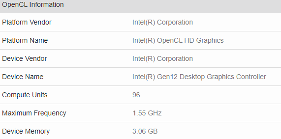 Intel 11ȫIris XeԣƵ1.65GHz