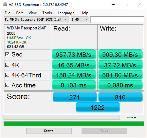 My PassportSSD1TB֣ٶȳ1000MB/s е