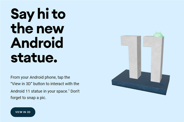Android 11ʽ淢ȸܲϵͳ3D ARΧ