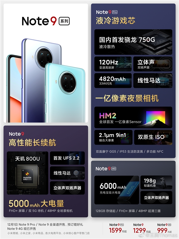 Redmi Note 9ϵ췢ۣ׷750G 1599