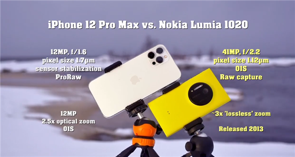 时隔七年谁更强：诺基亚Lumia 1020与iPhone 12 Pro Max拍照对比