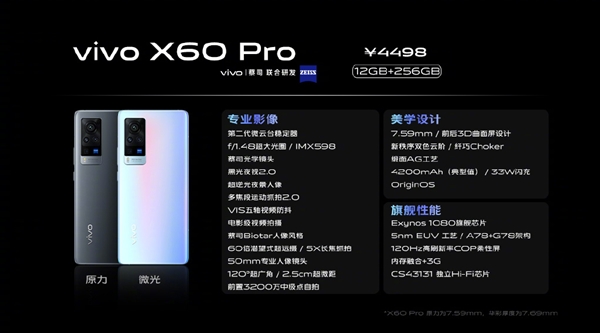 1000Ԫ vivo X60X60 Proôѡһͼ