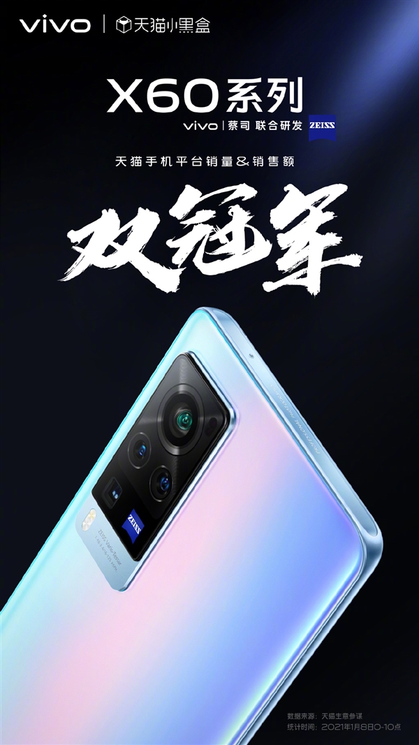 3498Ԫ vivo X60ϵն񾩶èNo.1