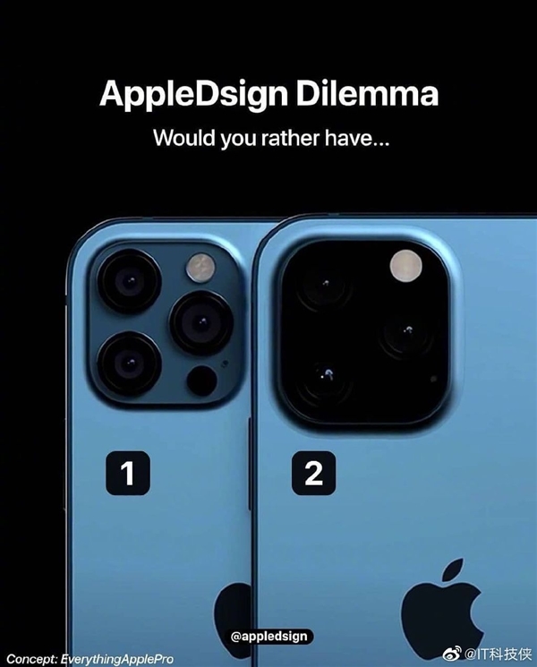iPhone 12/12S外观对比图曝光：相机模组大有改动 你选哪一种？