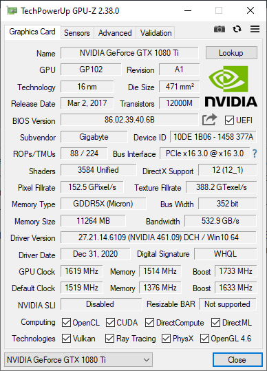 GPU-Z 2.38.0淢ɼ鼦Ѫ״̬޸BIOSש