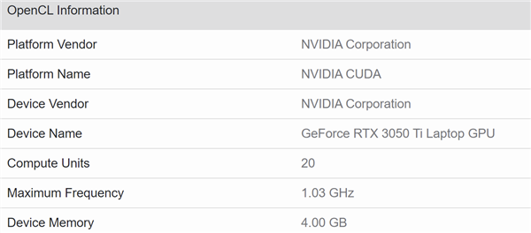 RTX 3050 TiʼǱԿȻ2560