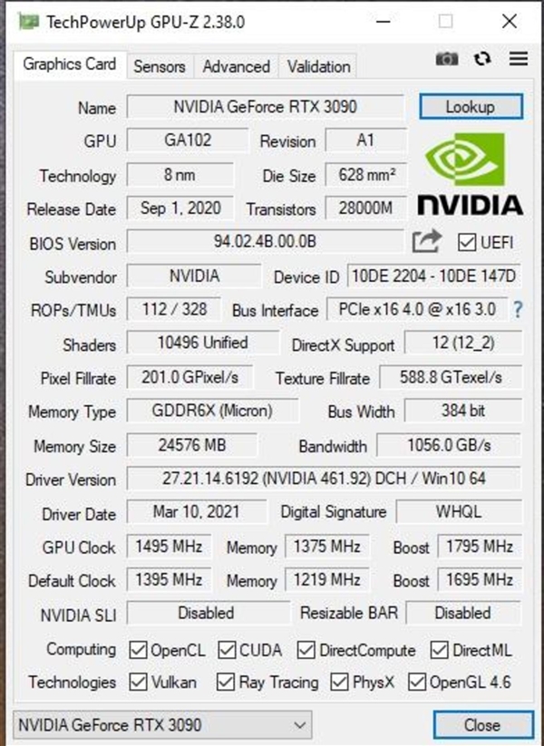 NVIDIA RTX 3090ȻоıžȻܴĥ