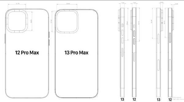 iPhone 13 Pro Max�Ա�iPhone 12 Pro Max���仯̫����