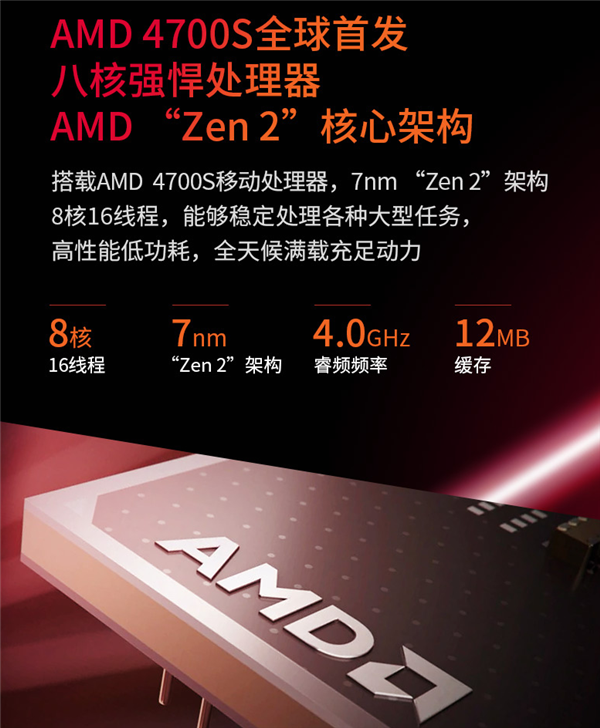 AMD 4700Sشȫ׷Zen2ܹGDDR6Դ