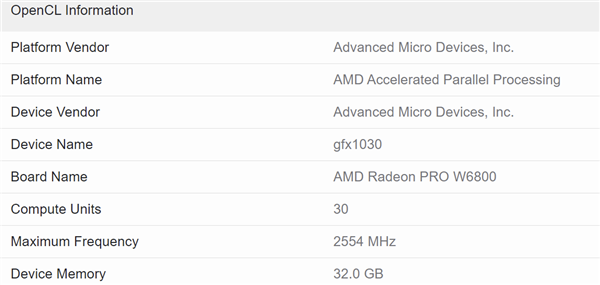 AMD Radeon Pro W6800רҵһ32GBԴ