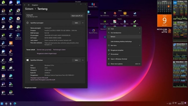 ���û�����²ۺ�΢��������Win11�һء�ˢ�¡���ť
