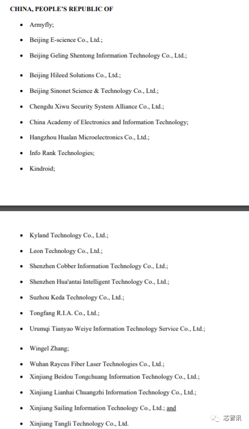 美国对中国再次发出禁令!13家实体被“拉黑”