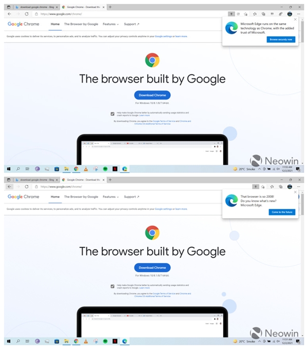 EdgeChromeʱ΢Edgeֵ Chrome̫