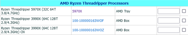 Zen3߳˺߸32˰5970XƵ4.7GHz