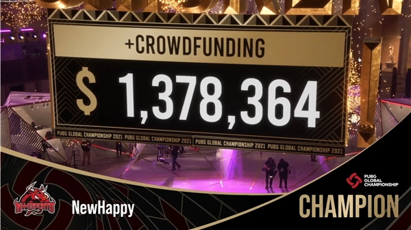 йսNewHappy¶PUBG 2021ȫܾھԼ880Ԫ