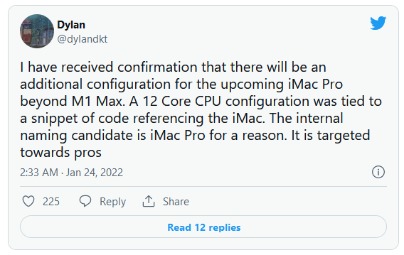 Ԫ ʸУƻ׿Ʒع⣺iMac Pro12M1