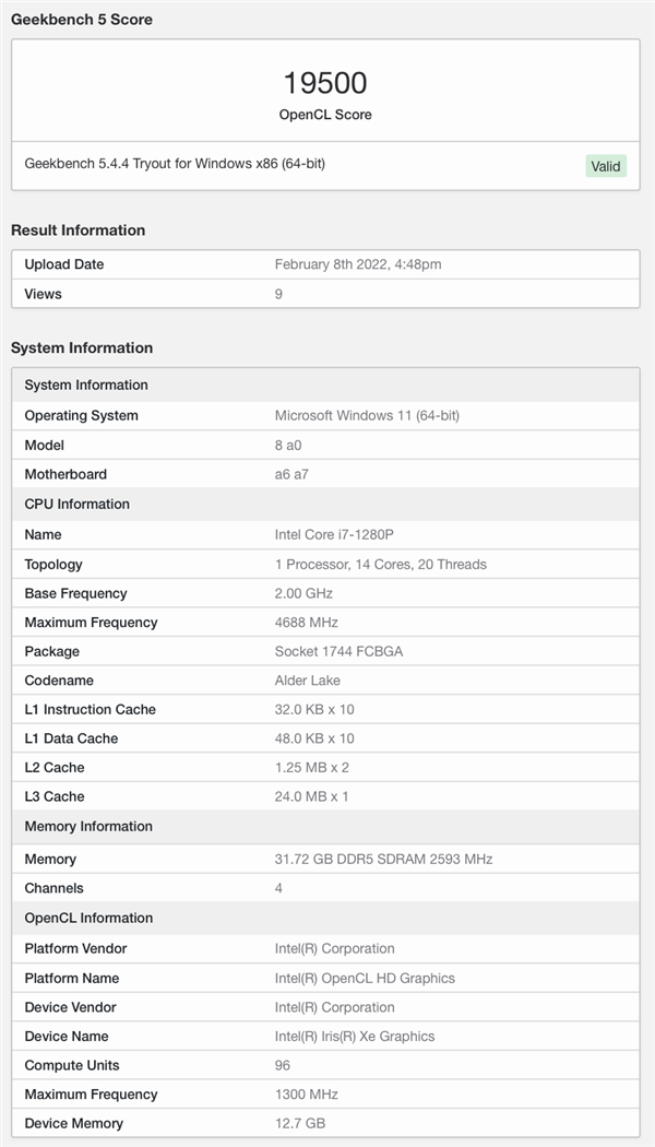 i7-1280PԳɼع⣺ӽGTX 1050ˮ׼