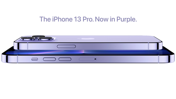 远峰蓝不香了！曝iPhone 13 Pro紫色版下周发：高清渲染图抢先看