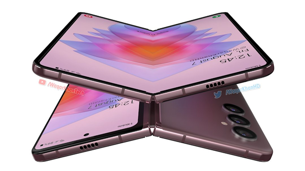 首款7.56英寸骁龙8真全面屏！三星Galaxy Z Fold4工业设计首曝光