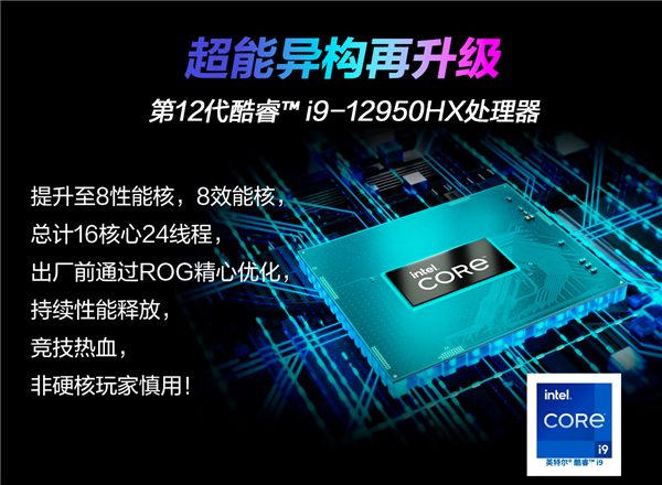 ROG枪神6 Plus超竞版游戏本预约：5.2GHz 12代i9-12950HX＋215W极限功耗释放！