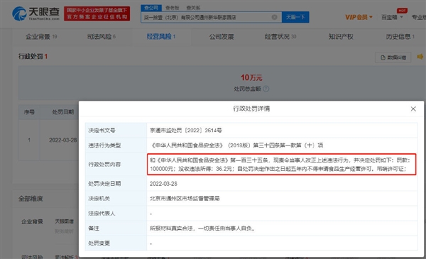 711门店卖36.2元过期食品被罚10万：五年内不得申请食品生产经营许可