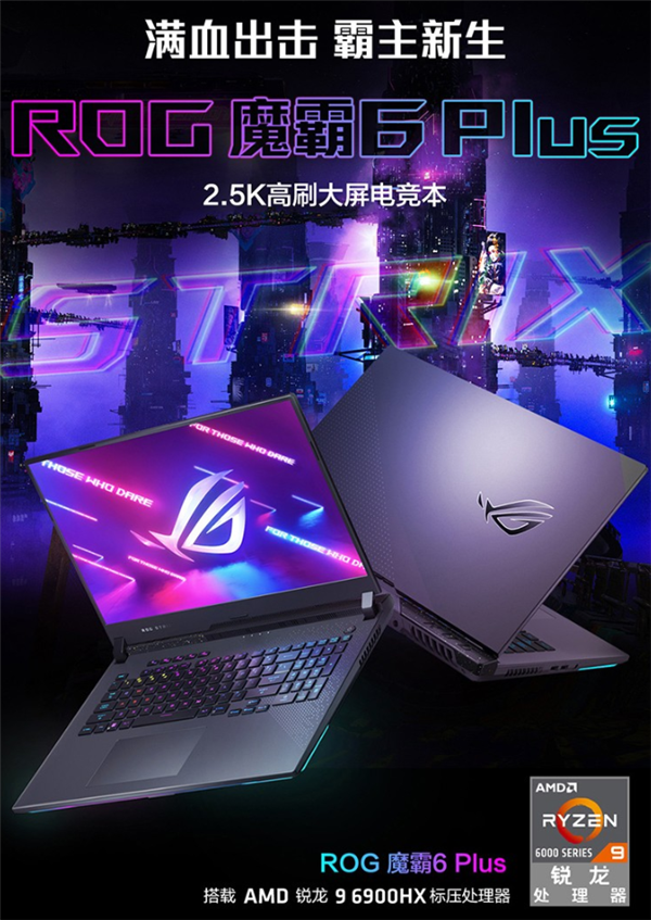 17.3寸游戏本ROG魔霸6 Plus福利：锐龙9搭档150W 3070Ti杀到11999元