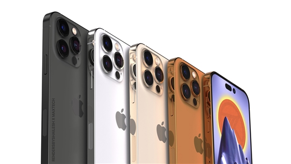 iPhone14 Pro古铜配色曝光 配感叹号屏！有博主发调侃图：8千块买吗？