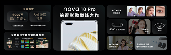 承袭华为影像基因 全新nova10系列正式发布带来前置巅峰体验