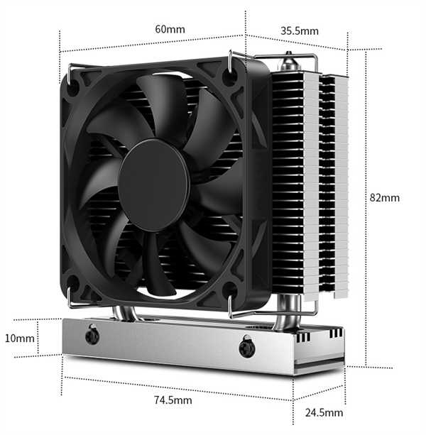 SSD彻底凉快了：厂商推出M.2塔式散热器