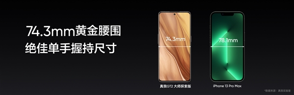 骁龙8+新机realme GT2大师探索版官宣：这边框让iPhone 13 Pro尴尬