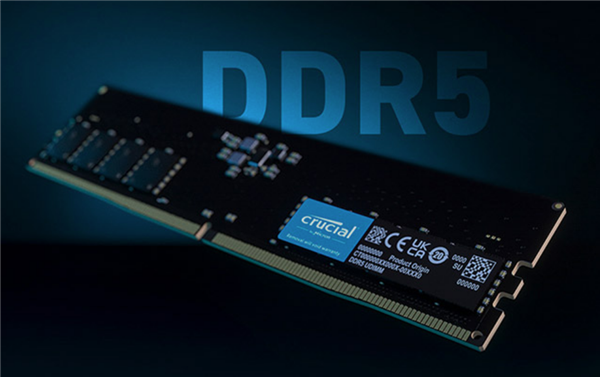 暴跌50% 美光32GB DDR5内存史低价1169元：可以买了