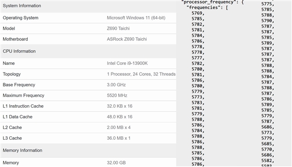 i9-13900K加速频率高达5.8GHz！多核性能领先锐龙9 60％