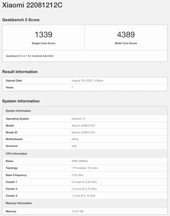 Redmi K50至尊版现身Geekbench：不愧新一代旗舰“焊门员”