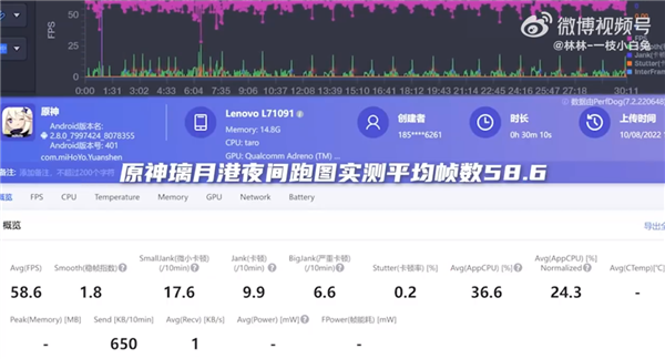 拯救者Y70《原神》30分钟实测：画质拉满 接近满帧