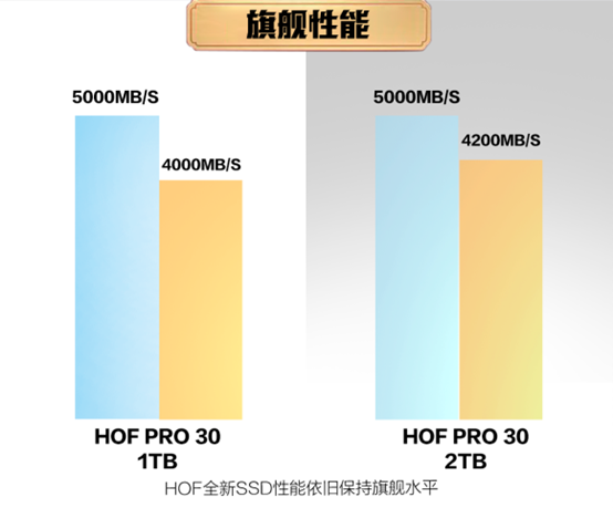 罕见纯白！影驰HOF PRO 30 SSD上市：2TB只需1399元